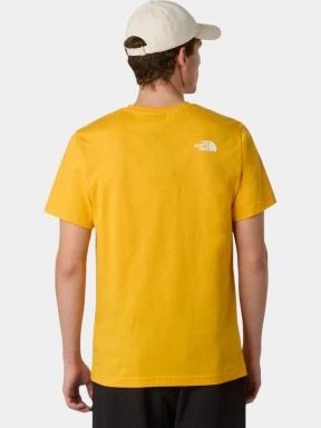tricou cu maneci scurte pt. barbati The North Face M Ss Never Stop Exploring Tee galben 3