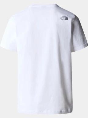 tricou cu maneci scurte pt. barbati The North Face M Ss Mountain Line Tee alb 3
