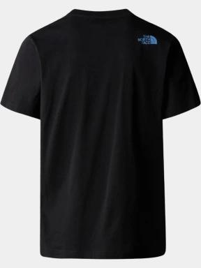 tricou cu maneci scurte pt. barbati The North Face M Ss Mountain Line Tee negru 3