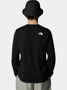 tricou cu maneci lungi pt. barbati The North Face M L/S Simple Dome Tee negru 3