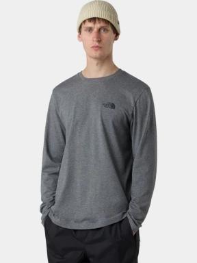 tricou cu maneci lungi pt. barbati The North Face M L/S Simple Dome Tee gri 1