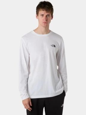 tricou cu maneci lungi pt. barbati The North Face M L/S Simple Dome Tee alb 1