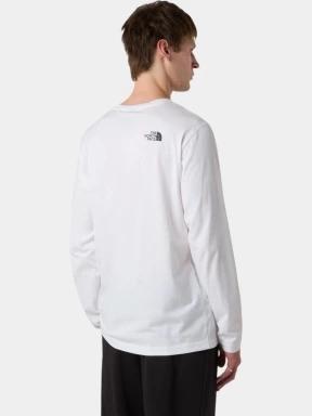 tricou cu maneci lungi pt. barbati The North Face M L/S Simple Dome Tee alb 3