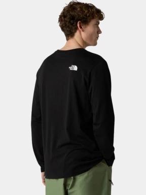 tricou cu maneci lungi pt. barbati The North Face M L/S Simple Dome Tee negru 3