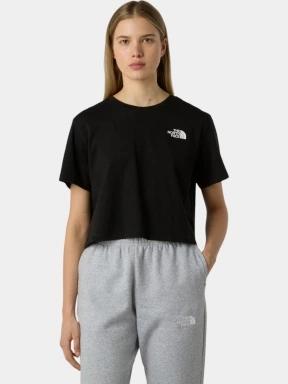 crop top pt. femei The North Face W Simple Dome Cropped Slim Tee negru 1