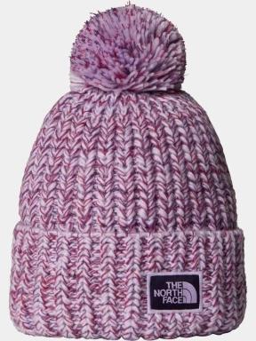 caciula cu mot The North Face Cozy Chunky Cabin Beanie violet 1