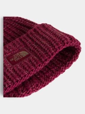 caciula cu mot The North Face Cozy Chunky Cabin Beanie bordo 3