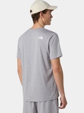 tricou pentru sport, cu maneci scurte pt. barbati The North Face M 24/7 S/S Tee Reg gri 3