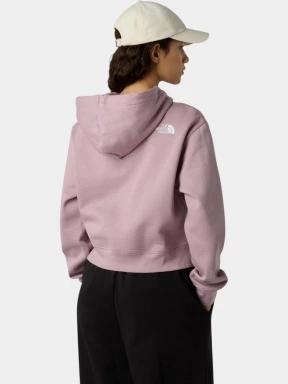 pulover cu gluga pt. femei The North Face W Essential Crop Hoodie violet 3