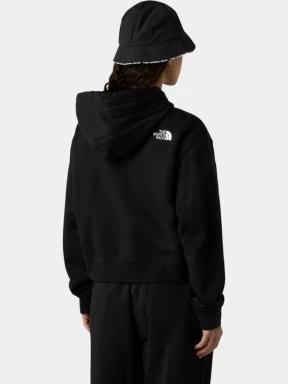 pulover cu gluga pt. femei The North Face W Essential Crop Hoodie negru 3