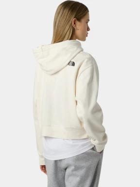 pulover cu gluga pt. femei The North Face W Essential Crop Hoodie alb 3