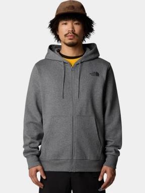 pulover cu gluga pt. barbati The North Face M Simple Dome Full Zip Hoodie gri 1