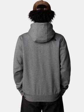 pulover cu gluga pt. barbati The North Face M Simple Dome Full Zip Hoodie gri 3