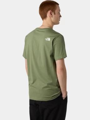 tricou cu maneci scurte pt. barbati The North Face M Ss Easy Tee verde 3