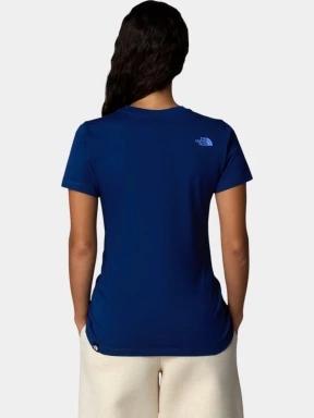 tricou cu maneci scurte pt. femei The North Face W S/S Easy Tee albastru inchis 3