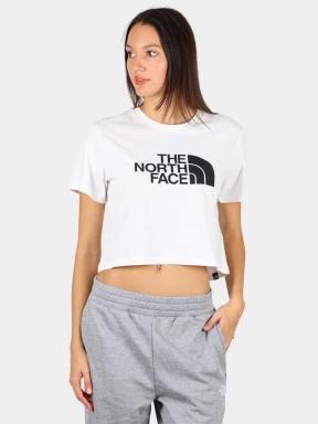 tricou cu maneci scurte pt. femei The North Face W Ss Easy Relaxed Cropped Tee alb 1