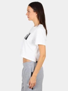 tricou cu maneci scurte pt. femei The North Face W Ss Easy Relaxed Cropped Tee alb 3