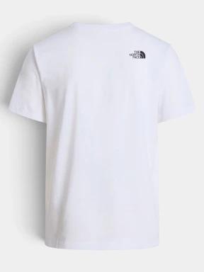 tricou cu maneci scurte pt. barbati The North Face M Evolution Half Dome Regular Short Slee alb 3