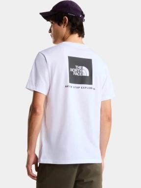 tricou cu maneci scurte pt. barbati The North Face M Evolution Box Nse Regular Short Sleeve alb 3