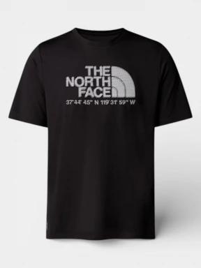 tricou pentru sport, cu maneci scurte pt. barbati The North Face M 24/7 S/S Tee Logo Graphic Reg negru 1