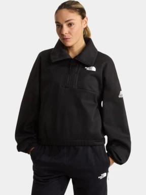 pulover pt. femei The North Face W Ma Fleece Interest 1/4 Zip negru 1