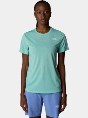 tricou pentru sport, cu maneci scurte pt. femei The North Face W Foundation S/S Half Dome Ca Graphic albastru deschis 1