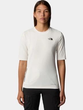 tricou pentru sport, cu maneci scurte pt. femei The North Face W S/S Lightrange Tee alb 1