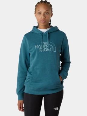 pulover cu gluga pt. femei The North Face W Drew Peak Light Hoodie albastru 1
