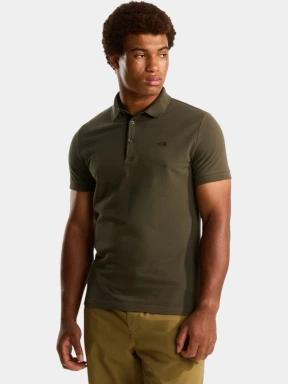 tricou cu guler pt. barbati The North Face M Premium Slim Polo oliv 1