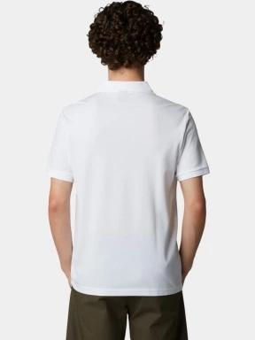 tricou cu guler pt. barbati The North Face M Essential Regular Polo alb 3