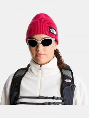 caciula tricotata The North Face Tnf Logo Box Cuffed Beanie magenta 1