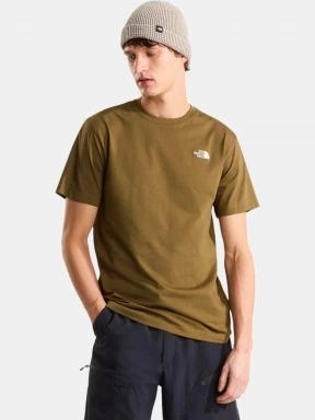 tricou cu maneci scurte pt. barbati The North Face M Evolution Simple Dome Regular Short Sl oliv 1
