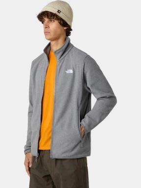 pulover polar pt. barbati The North Face M Glacier Fleece Jacket gri 3