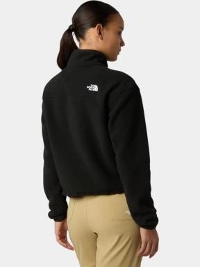 pulover polar pt. femei The North Face W Glacier Fleece 1/2 Zip Short Jacket negru 3