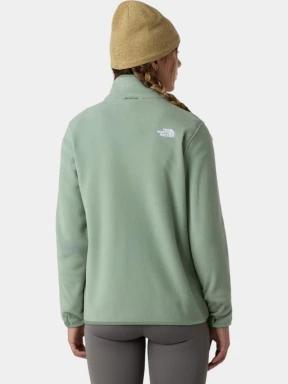 pulover polar pt. femei The North Face W Glacier Fleece Jacket verde 3