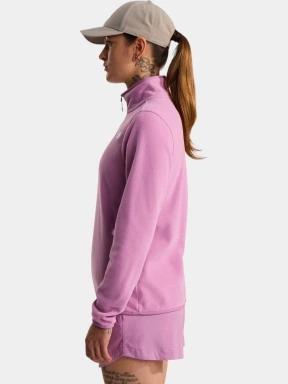 pulover polar pt. femei The North Face W Glacier Fleece 1/4 Zip Jacket magenta 3