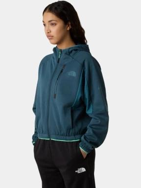 pulover cu gluga pt. femei The North Face W Mountain Athletics Fleece Full Zip Jac albastru 1