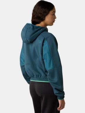 pulover cu gluga pt. femei The North Face W Mountain Athletics Fleece Full Zip Jac albastru 3