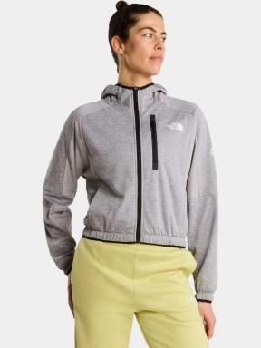 pulover polar pt. femei The North Face W Mountain Athletics Fleece Full Zip Jac gri 1