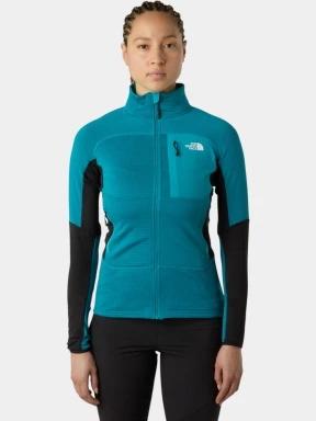 pulover polar pt. femei The North Face W Polartec Powergrid Stormgap Jacket albastru 1