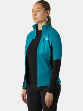 pulover polar pt. femei The North Face W Polartec Powergrid Stormgap Jacket albastru 3