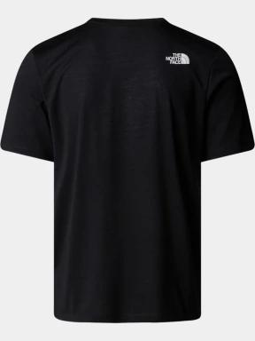 tricou cu maneci scurte pt. barbati The North Face M Mountain Foundation Ss Tee-Graphic negru 3