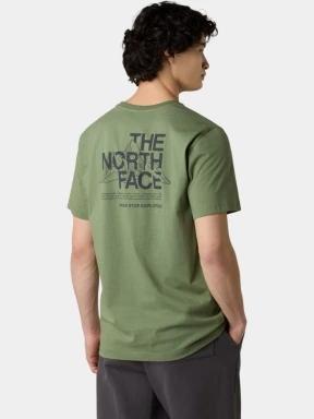 tricou cu maneci scurte pt. barbati The North Face M Mountain Sketch Ss Tee verde 3
