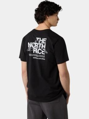 tricou cu maneci scurte pt. barbati The North Face M Mountain Sketch Ss Tee negru 3