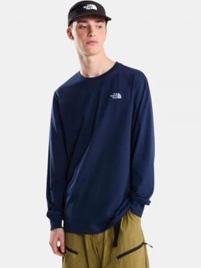tricou cu maneci lungi pt. barbati The North Face M Evolution Simple Dome Regular Long Sle albastru inchis 1