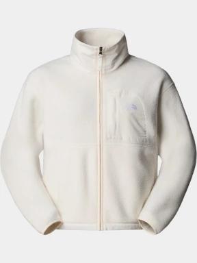 pulover polar pt. femei The North Face W Yumiori Off Peak Full Zip Jacket alb 1