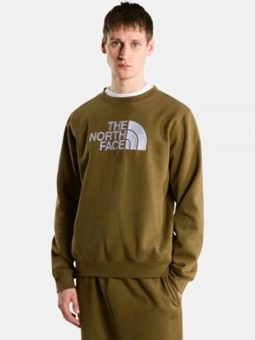 pulover pt. barbati The North Face M Tnf Essential Drew Peak Regular Crew oliv 1