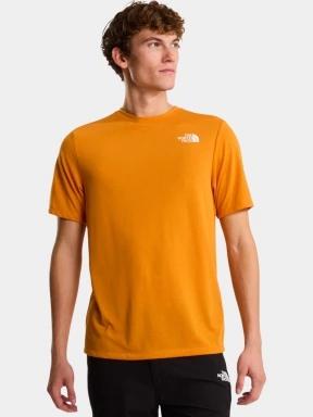 tricou pentru sport, cu maneci scurte pt. barbati The North Face M Bitmap Logo Short Sleeves Tee-Graphic portocaliu 1