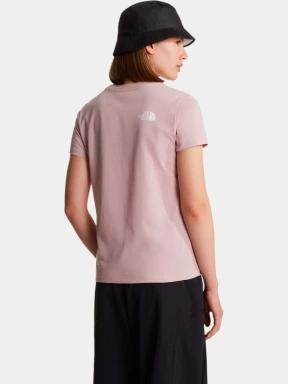 tricou cu maneci scurte pt. femei The North Face W Evolution Half Dome Slim Short Sleeve roz 3