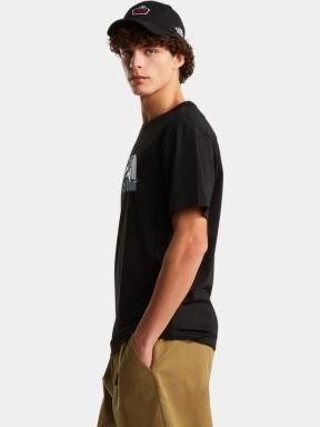 tricou cu maneci scurte pt. barbati The North Face M Mountain Line Regular Short Sleeve Tee negru 3